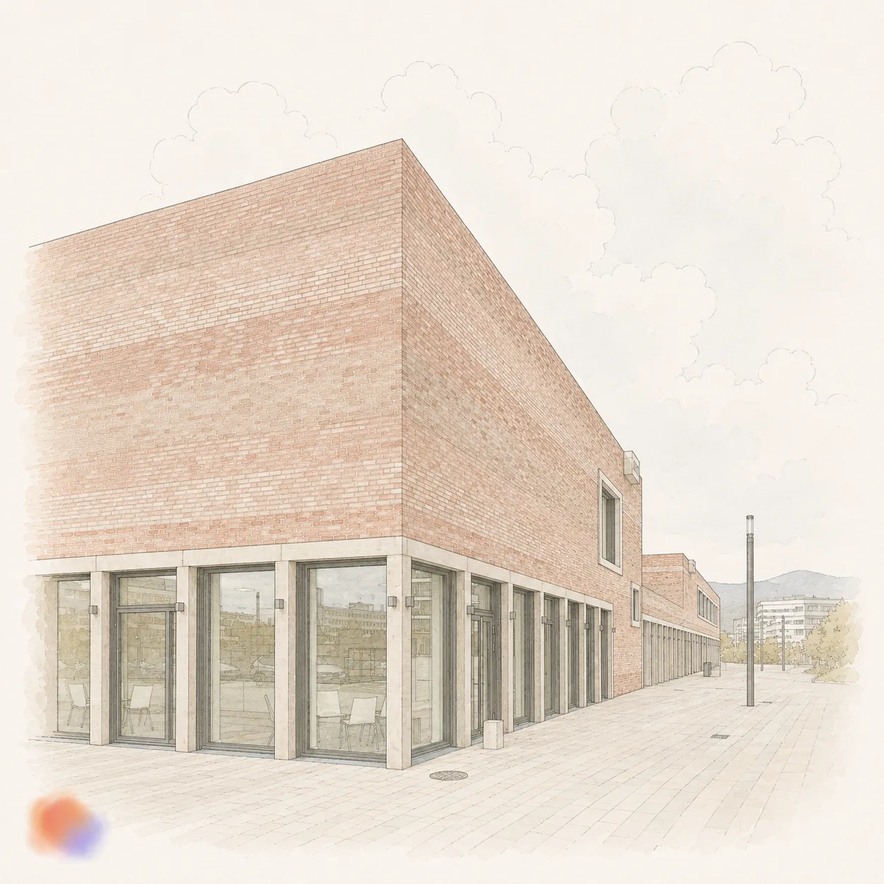 School and Community Center B3